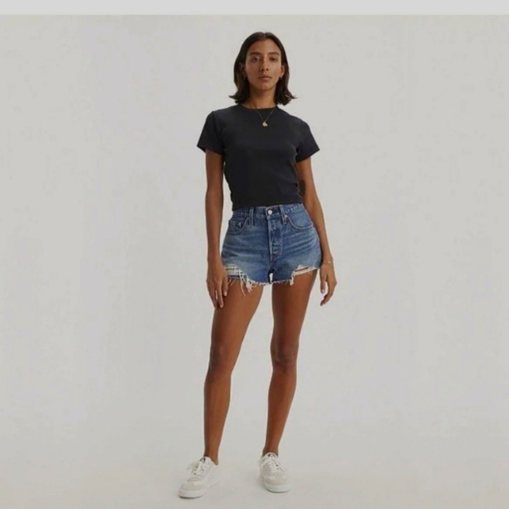 Levi's Blue Jean Shorts